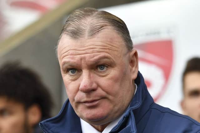 Mansfield Town manager Steve Evans.