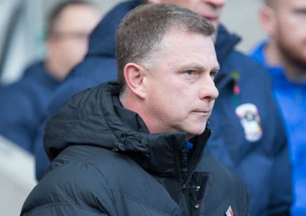 Coventry City vs Mansfield Town - Coventry City manager Mark Robins - Pic By James Williamson