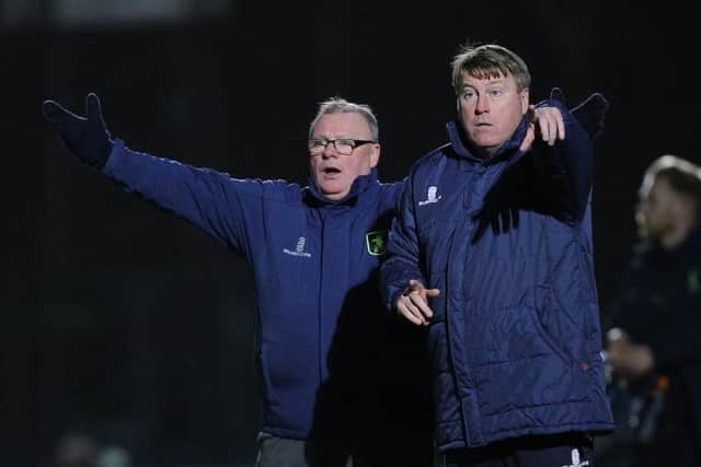 Steve Evans and Paul Raynor