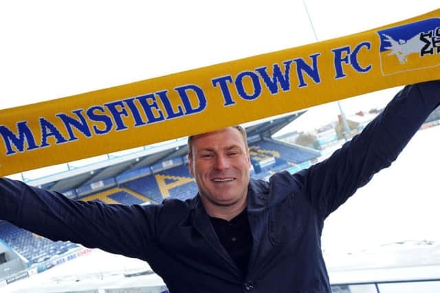 Stags' new manager David Flitcroft.
