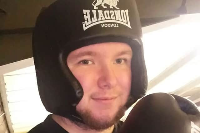 Brady Michael Moody, fundraising boxer.