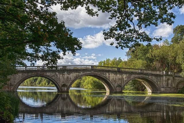 An historic bridge in Clumber Park has been 'intentionally' vandalised and can no longer be crossed.