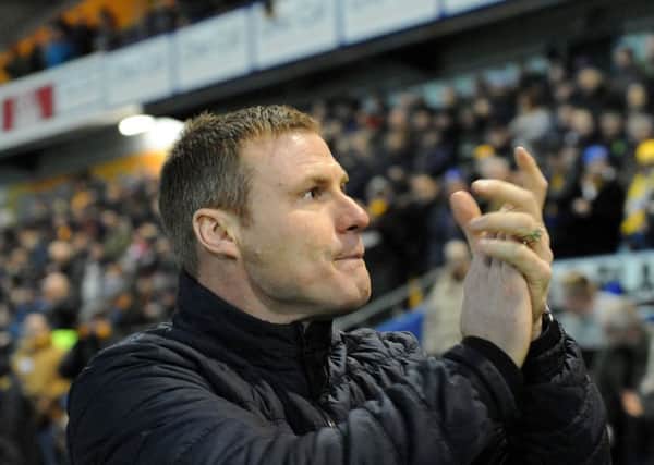 Mansfield Town v Lincoln City
David Flitcroft in charge of his first Stags game.