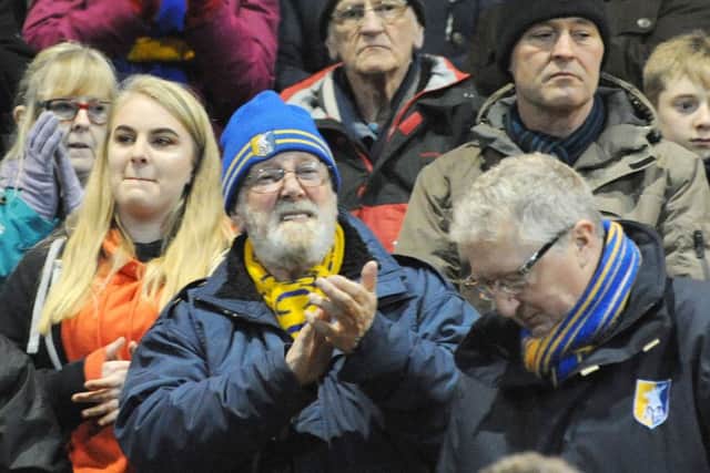 Stags v Lincoln fans.
