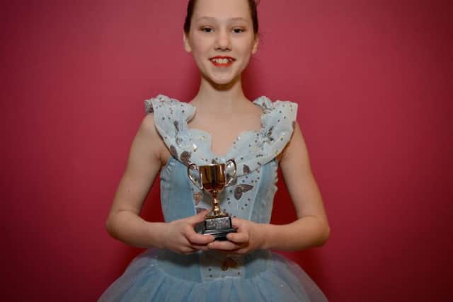 Dance-mad Ruth Lamb came first for her ballet solo at the Above and Beyond dance competition.