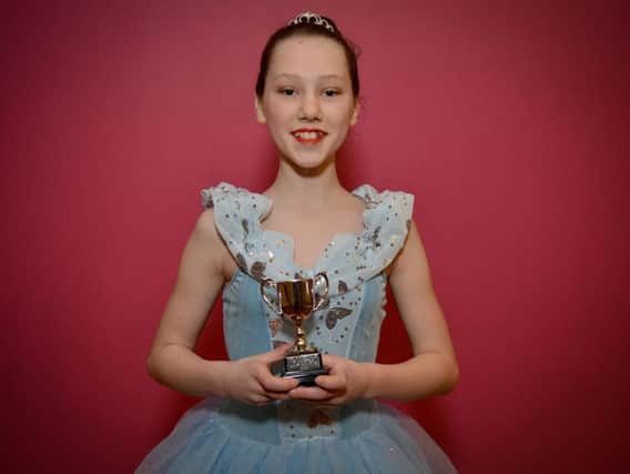 Dance-mad Ruth Lamb came first for her ballet solo at the Above and Beyond dance competition.