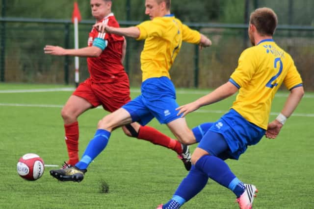 Ollie Fearon headed AFC Mansfield level to earn a point, but also saw a penalty saved.