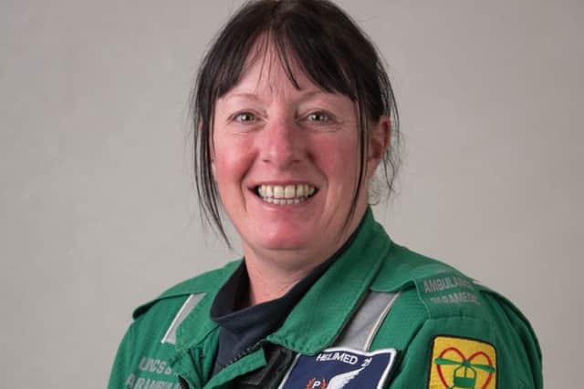 Jane Pattison, who is a paramedic on the ambucopter
