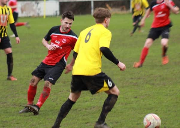 Action from Ollertons 2-0 win at Nostell Miners Welfare on Saturday.