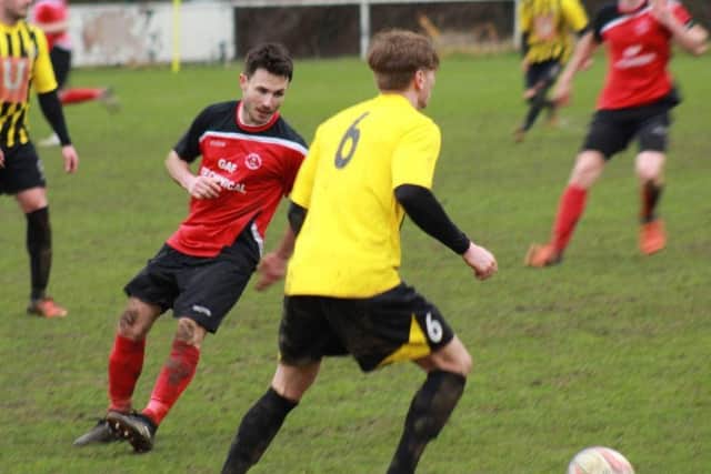 Action from Ollertons 2-0 win at Nostell Miners Welfare on Saturday.