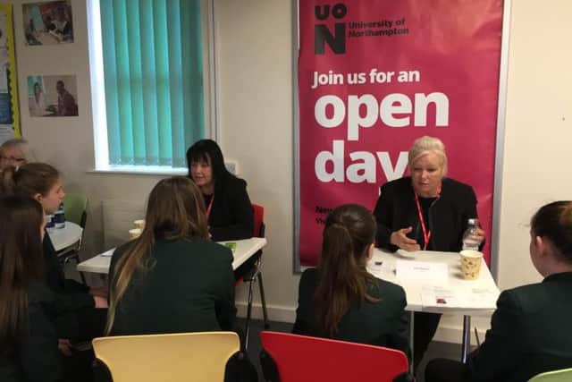 They also got the chance to ask the best way to develop their career.