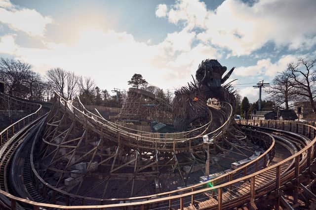 The new Wicker Man ride at Alton Towers