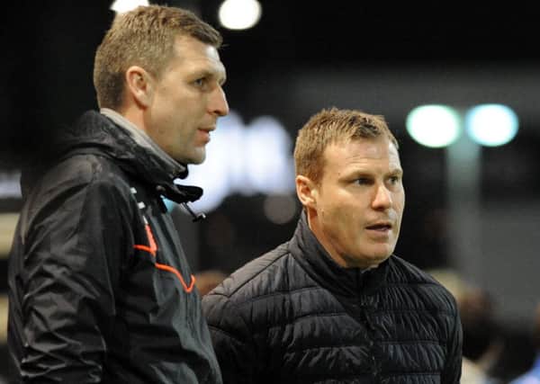 Stags manager, David Flitcroft.