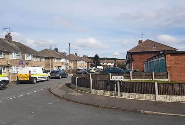 Police on Babington Street Mansfield