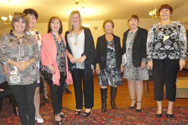 Fashion show at The Hosiery Mills Social Club, Sutton in Ashfield.