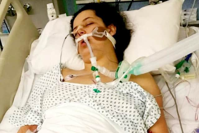 Mariam in hospital