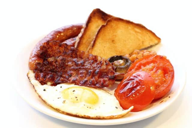 Fried breakfast. Photo by Pixabay.