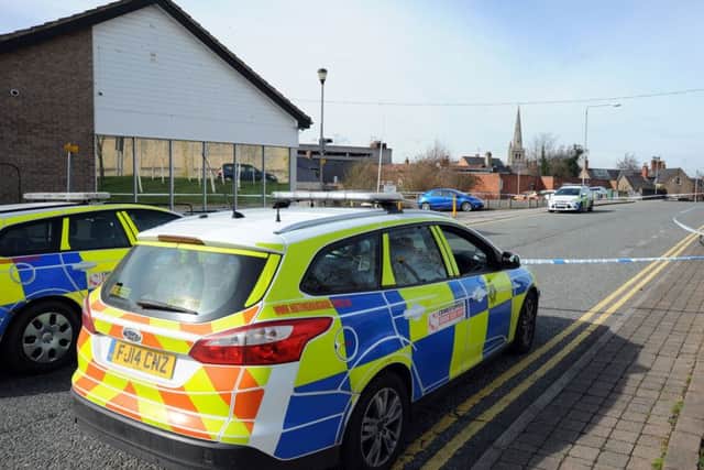Police incident on Clumber Street, Mansfield.