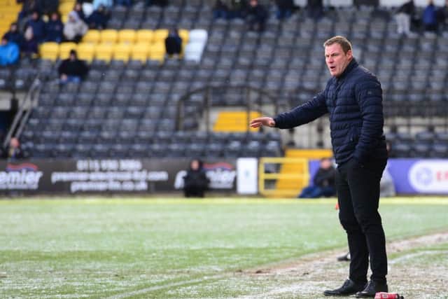 Picture by Howard Roe/AHPIX.com;Football;Skybet; League Two;EFL;
Notts County v Mansfield Town
17/3/2018 KO 1.00 pm; Meadow Lane;
copyright picture;Howard Roe;07973 739229
Stag's David Filtcroft
