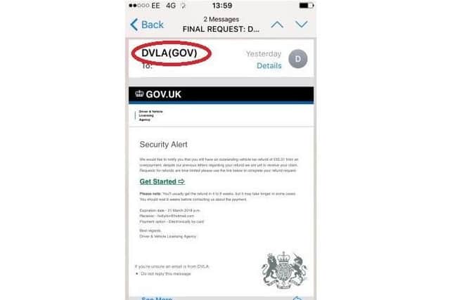 Be aware of emails like this.