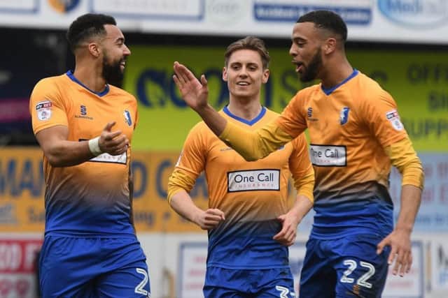 Congratulations all round for Mansfield Town.