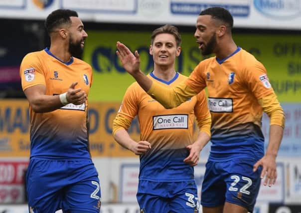 Congratulations all round for Mansfield Town.