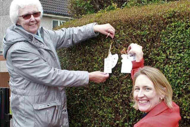 Hiding Angels Maureen Garner and Rev Amanda Lees, Curate at St Marys Blidworth and St Simon and St Judes Rainworth.