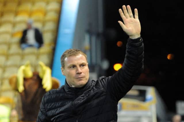 Stags manager, David Flitcroft.