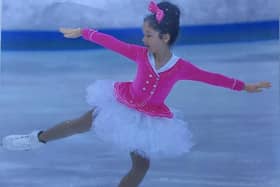 Young ice dancer Kendal McKenzie