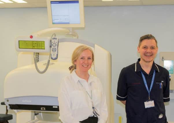Consultant Radiologist, Dr Susan Geary and Nuclear Medicine Specialist, Robert Bradley, are both supporting the campaign for a new scanner as they know it will benefit future patients and bring the latest nuclear medicine technology to the local community
