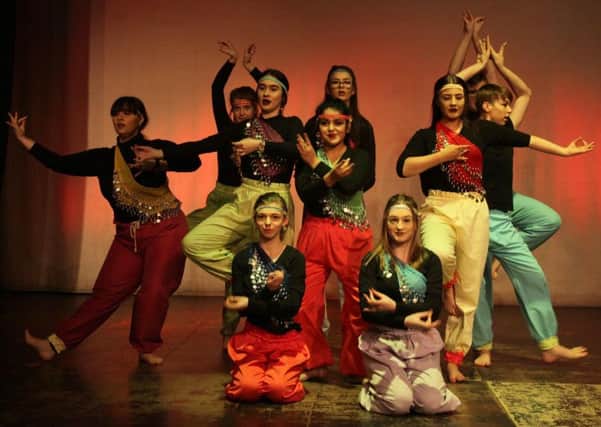 A scene from the 15th Dance Festival at Sutton Community Academy.