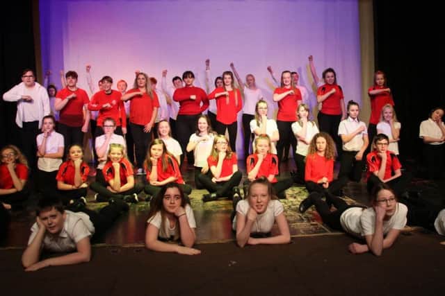 Some of the many youngsters who took part in the Dance Festival.
