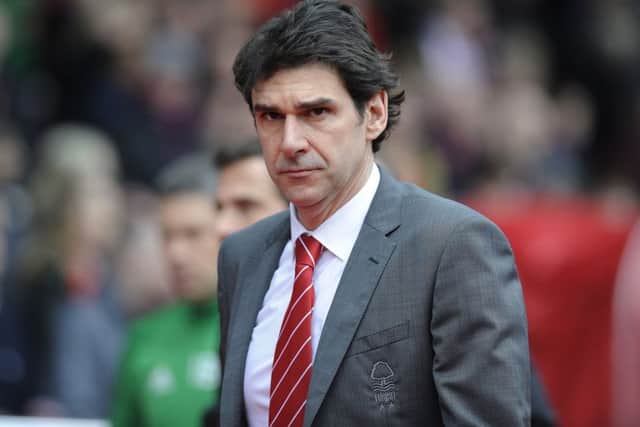 IN PICTURE: Forest manager Aitor Karanka
STORY: SPORT LEAD: Nottingham Forest v Derby County.  Sky Bet Championship match at The City Ground, Nottingham.  Sunday 11th March 2018.