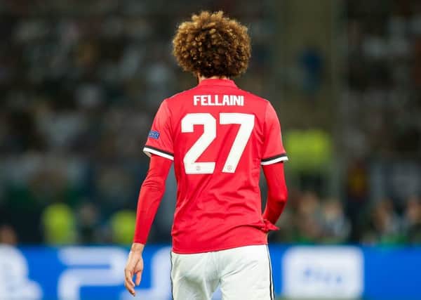Manchester United midfielder Marouane Fellaini, who could soon be joining Liverpool, according to today's rumour mill.