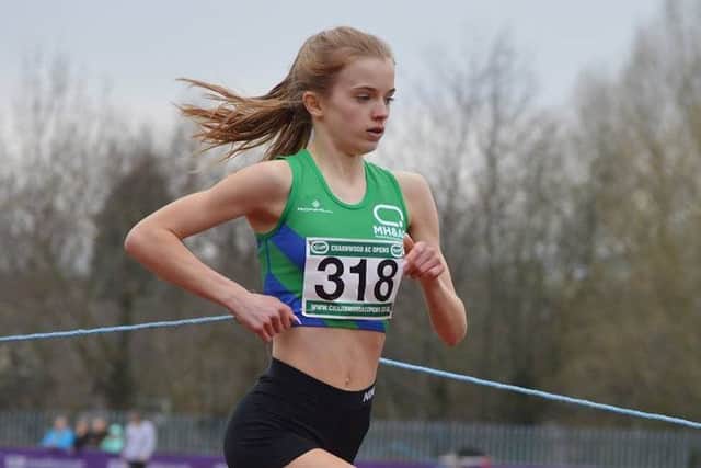 Lauren McNeil, who was the star of the night for Mansfield Harriers.