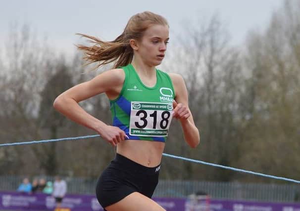 Lauren McNeil, who was the star of the night for Mansfield Harriers.