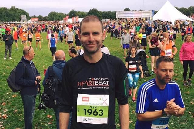 Craig Short at last years  Robin Hood Half Marathon.