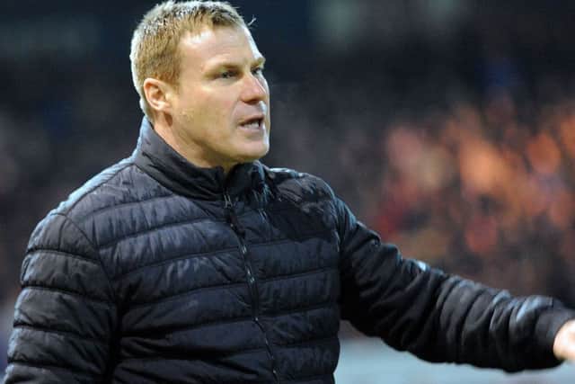 Stags manager, David Flitcroft.