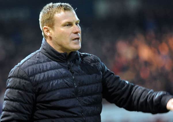 Stags manager, David Flitcroft.