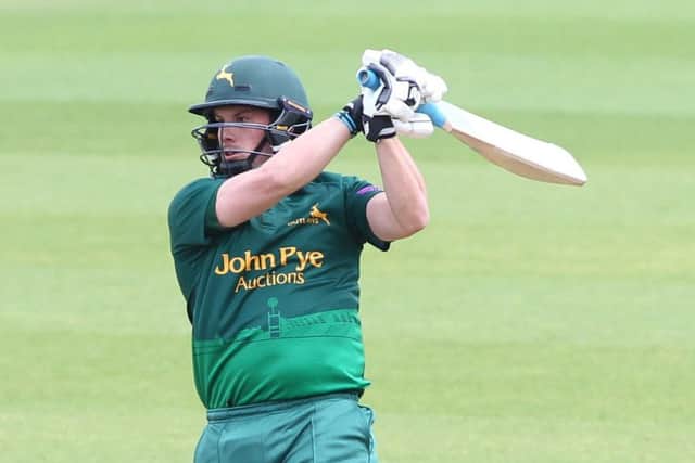 Steven Mullaney, who fired a half-century for Nottinghamshire Outlaws at Welbeck last season. (PHOTO BY: Kate Smith/Kickass Images)