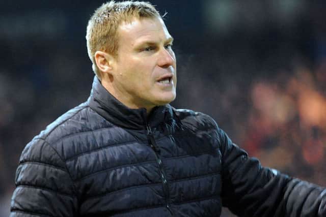 Stags manager, David Flitcroft.