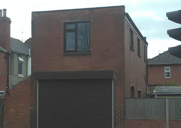 The workshop or store at 87 Rosemary Street, Mansfield.
