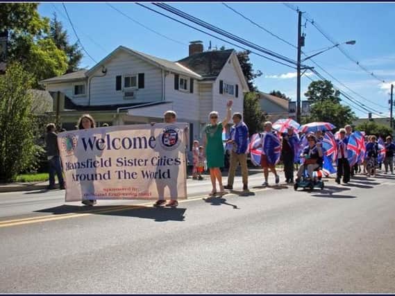 The parade was inspired by one of Mansfields sister cities in Pennsylvania which also hosts a community parade