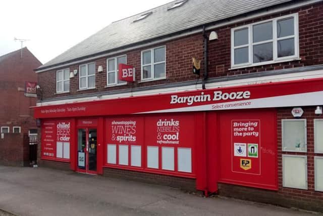 Bargain Booze on Church Street Sutton.