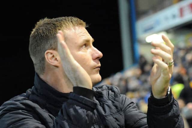 Stags manager, David Flitcroft.