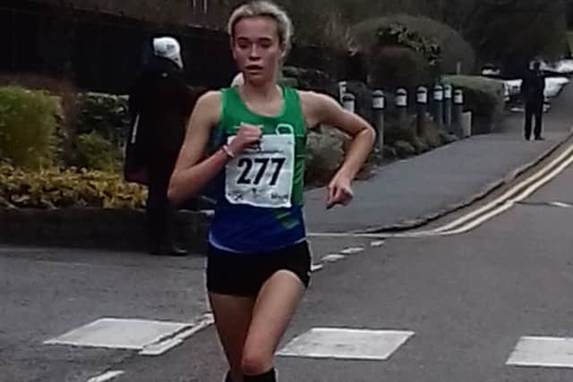 Amber Scott, who is now ranked fourth best U20 female steeplechaser in the country.