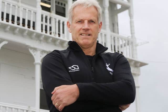 Head coach Peter Moores, who has been delighted by Nottinghamshire's start to the season. (PHOTO BY: Jason Chadwick)