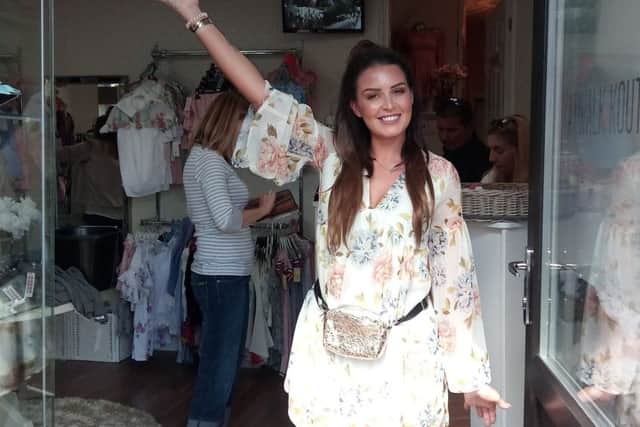 Katherine (Kat) Lichaj at teh relaunch of Kat Kouture.