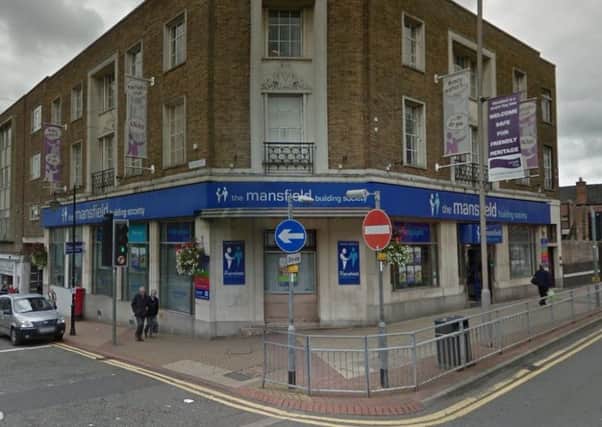 The Mansfield Building Society in Mansfield. Picture: Google Earth.