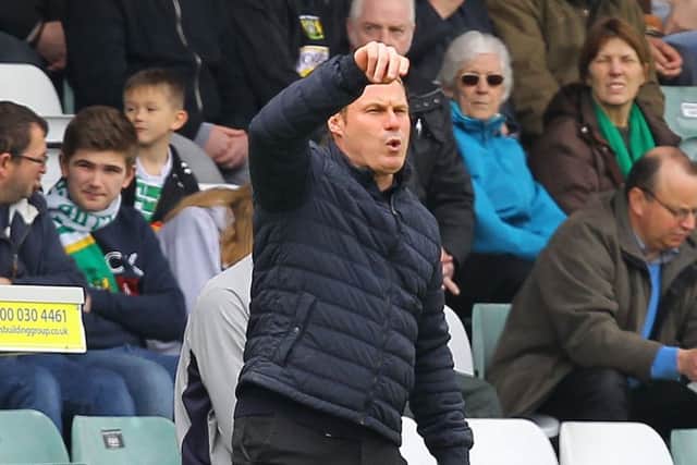 Stags boss David Flitcroft.